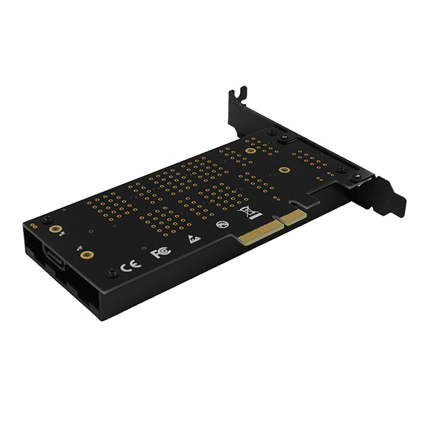 PCEM2-DC PCIe NVMe+SATA M.2 adaptér
