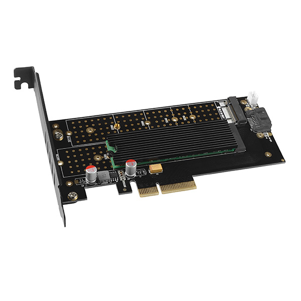 PCEM2-DC PCIe NVMe+SATA M.2 adaptér