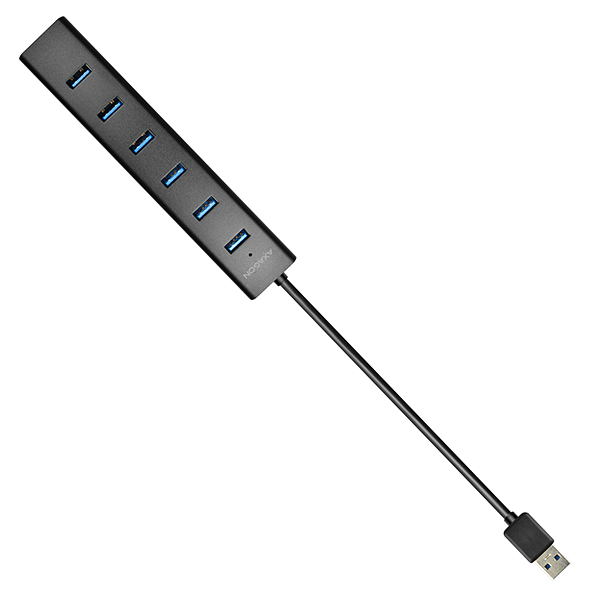 HUE-SA7BP SuperSpeed USB-A CHARGING hub