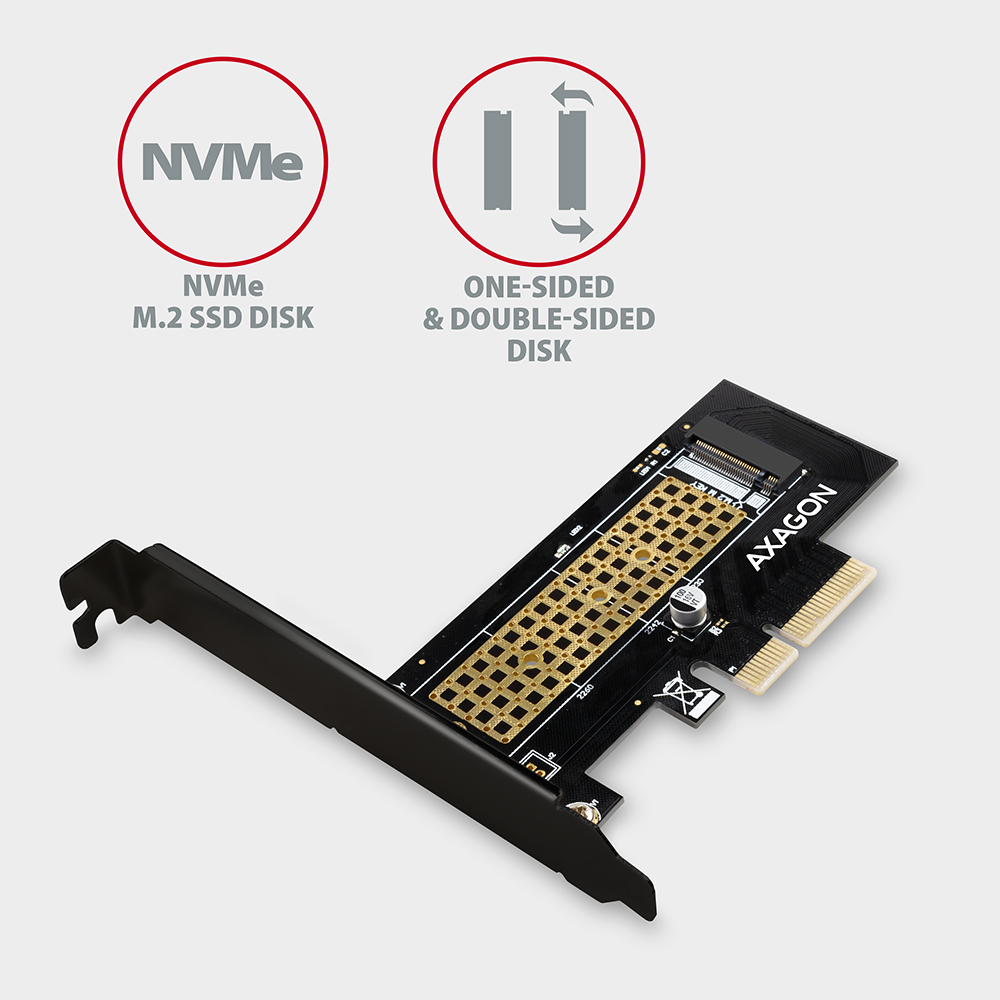 PCEM2-N PCIe NVMe M.2 adaptér