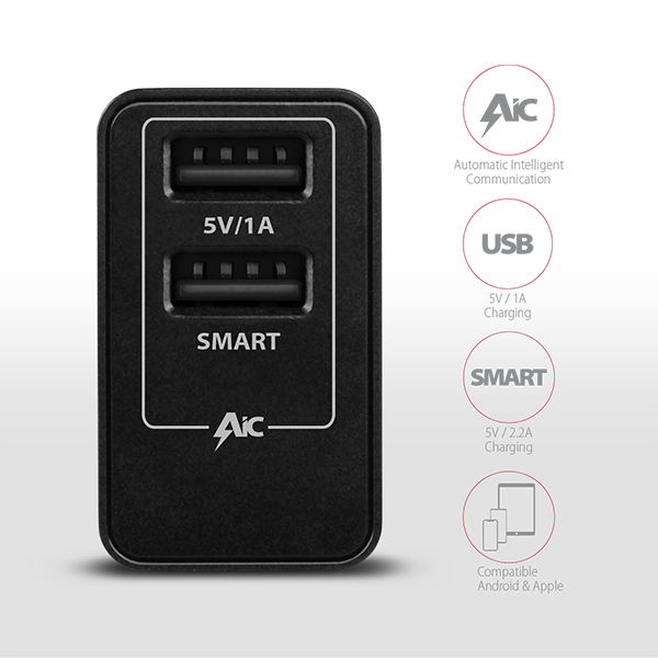 ACU-DS16 SMART wall charger 16W