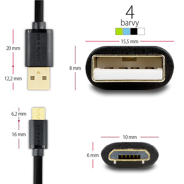 USB 2.0 A-M <> micro-M 1.5 m