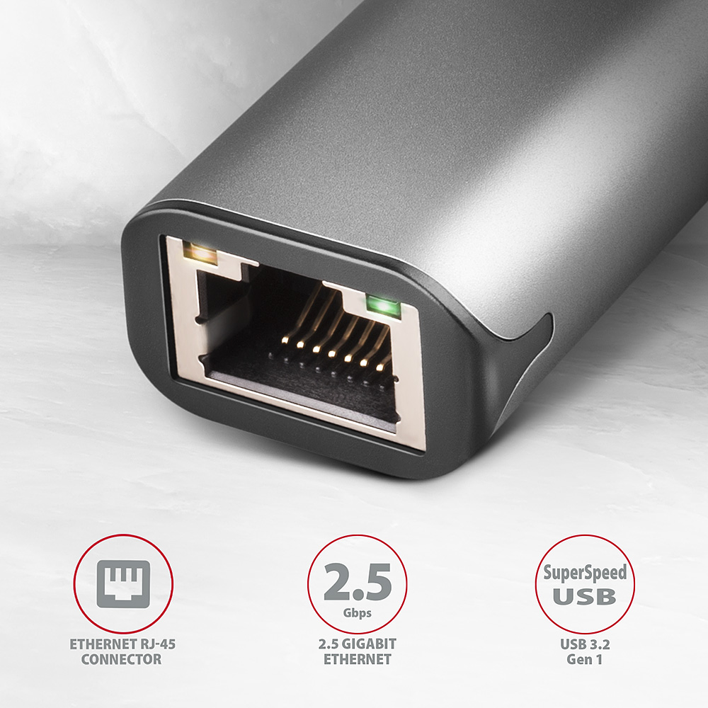 ADE-25R SuperSpeed USB-A 2.5 gigabit ethernet