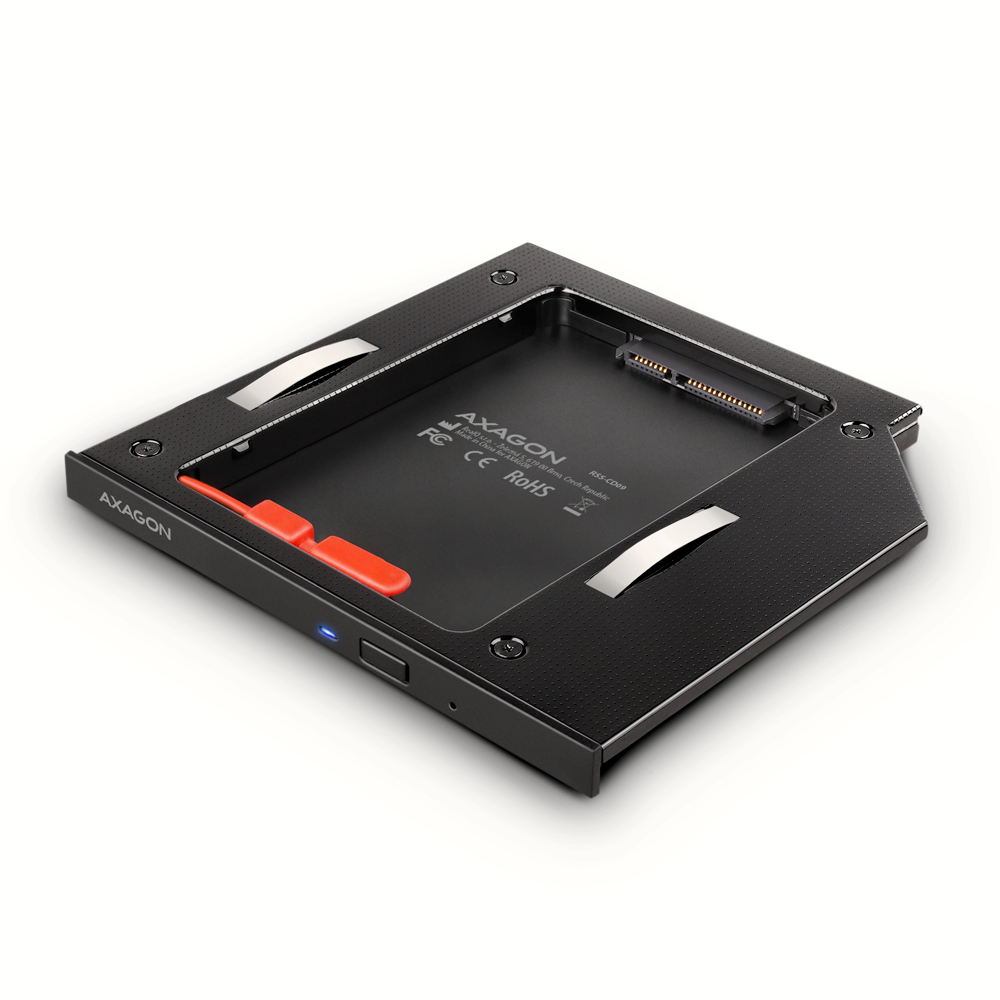 RSS-CD09 ODD – 2.5" SATA SSD/HDD caddy, 9.5 mm