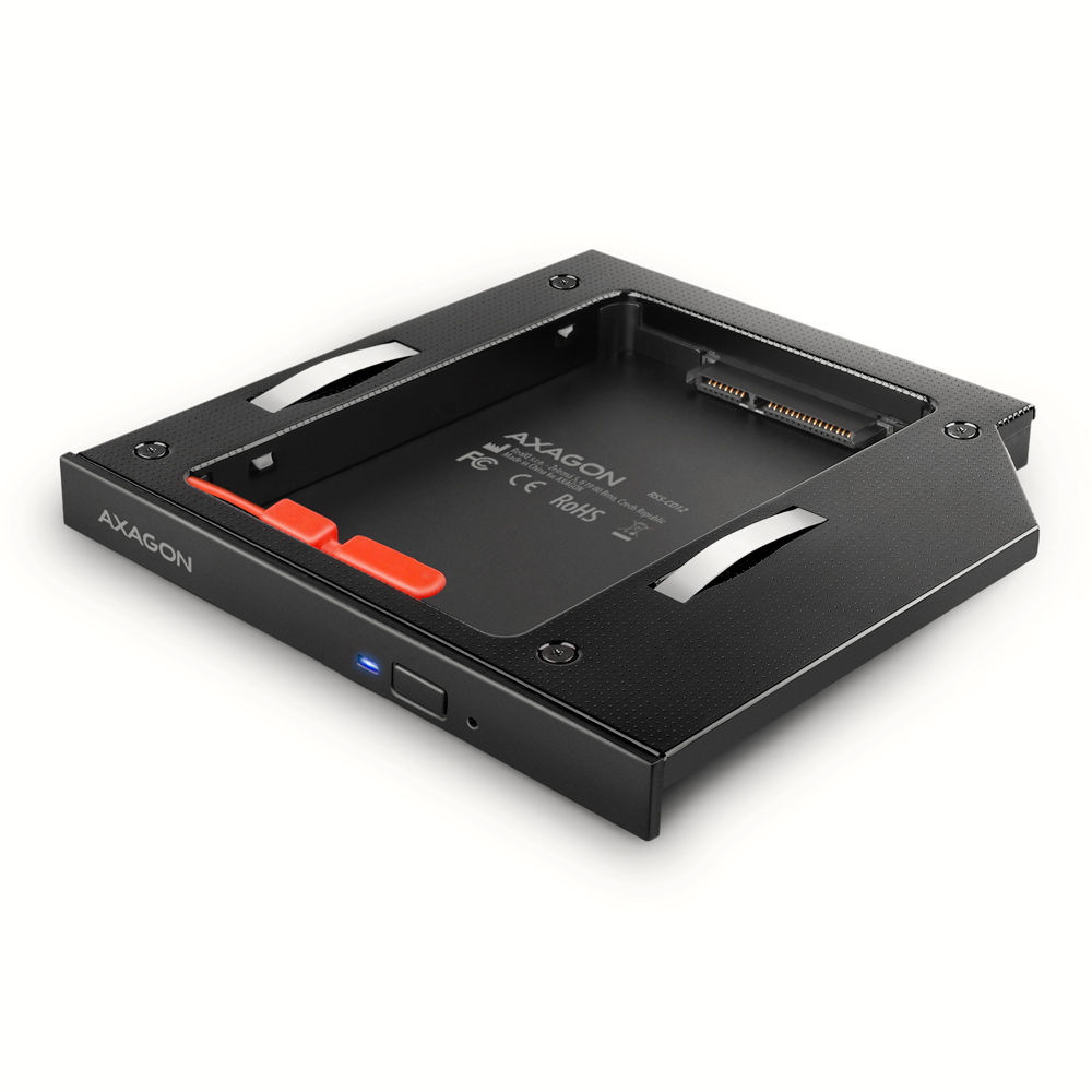 RSS-CD12 ODD – 2.5" SATA SSD/HDD caddy, 12.7 mm