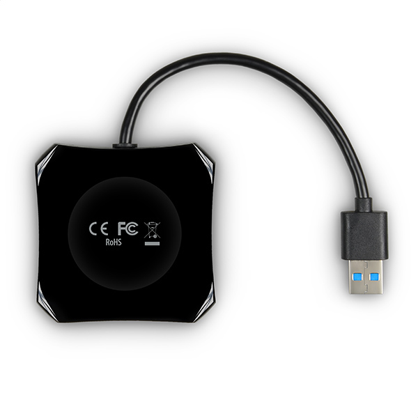 HUE-S1B SuperSpeed USB-A QUATTRO hub