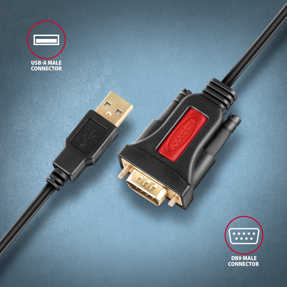 ADS-1PSN USB > SERIAL aktivní adaptér