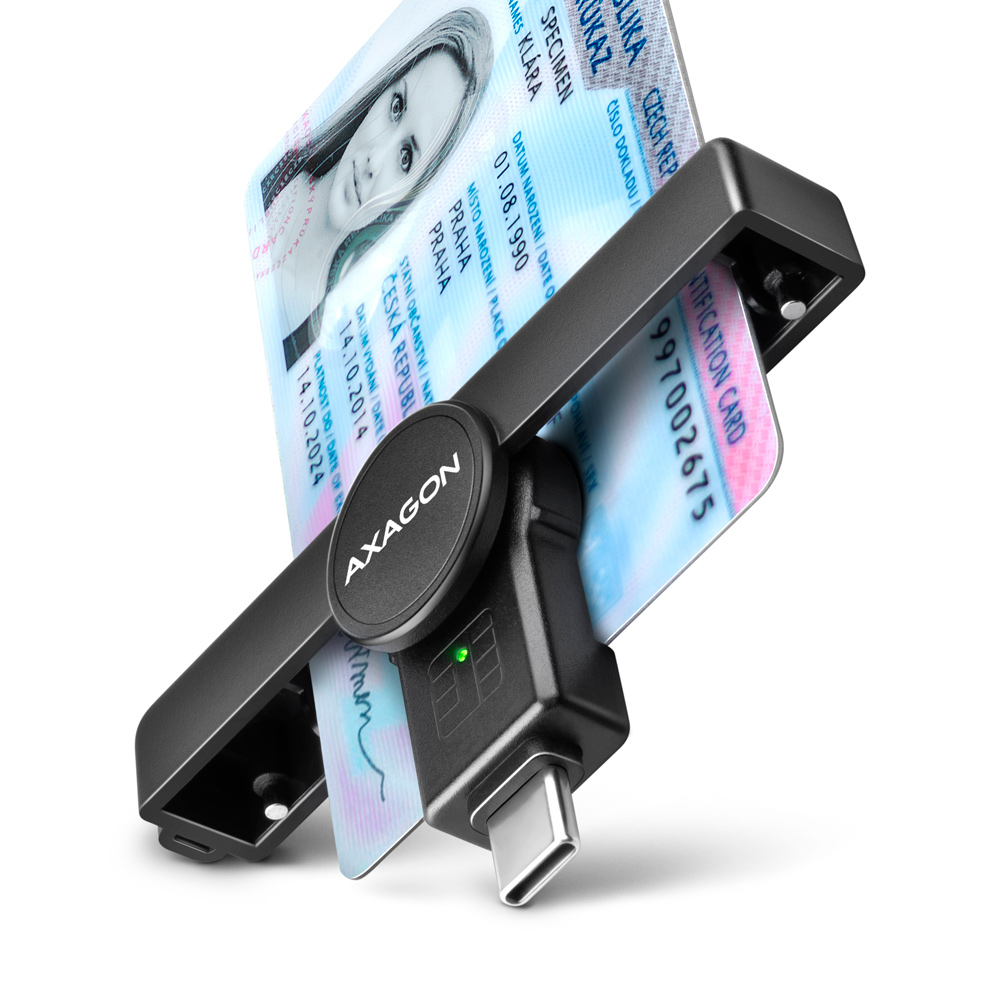CRE-SMPC USB-C Smart card PocketReader čtečka