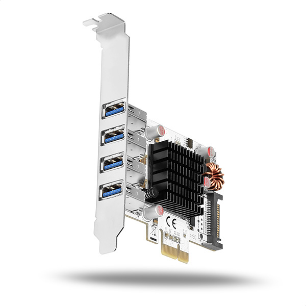 PCEU-43VQ PCIe řadič 4x USB 3.0