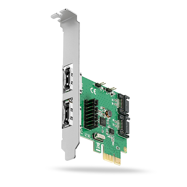 PCES-SA4 PCIe řadič 2/2x SATA 6G