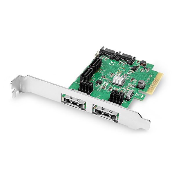 PCES-SH4 PCIe řadič 4/2x SATA 6G